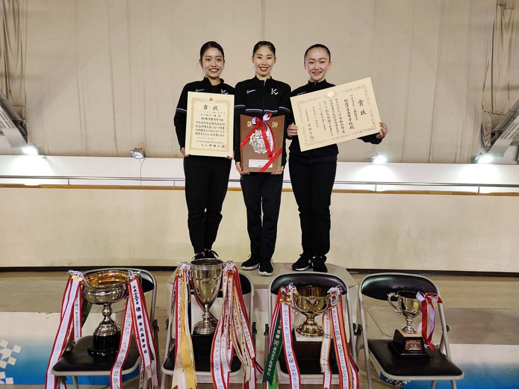 【スケート部】令和３年度全国高校総体(インターハイ)で女子優勝、男子準優勝の快挙達成！