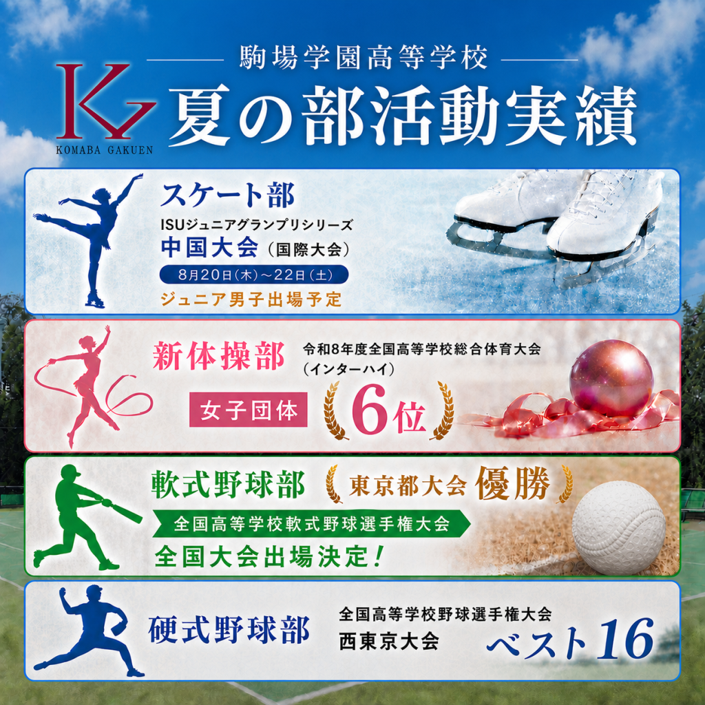 夏の部活動大会実績
